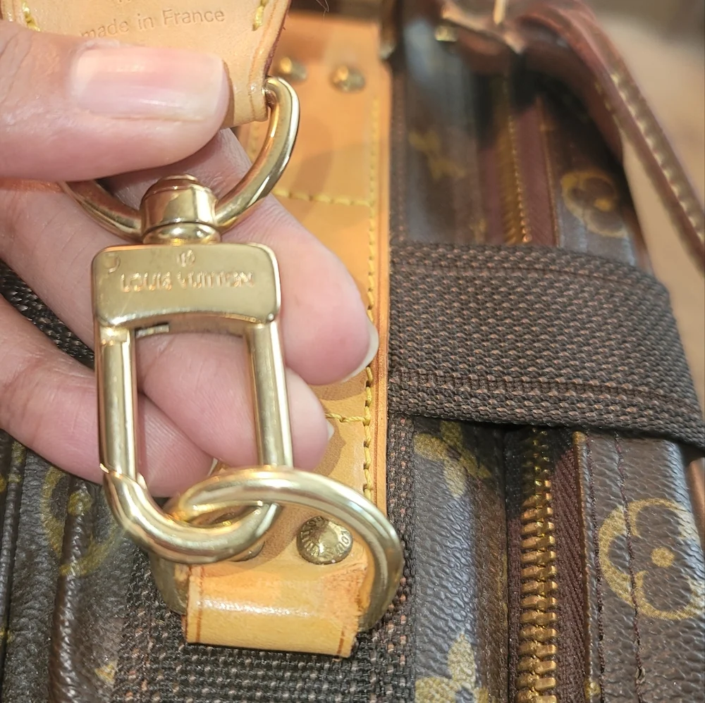 Louis Vuitton Monogram Satellite 53 Suitcase Luggage With Strap/Accessor…
